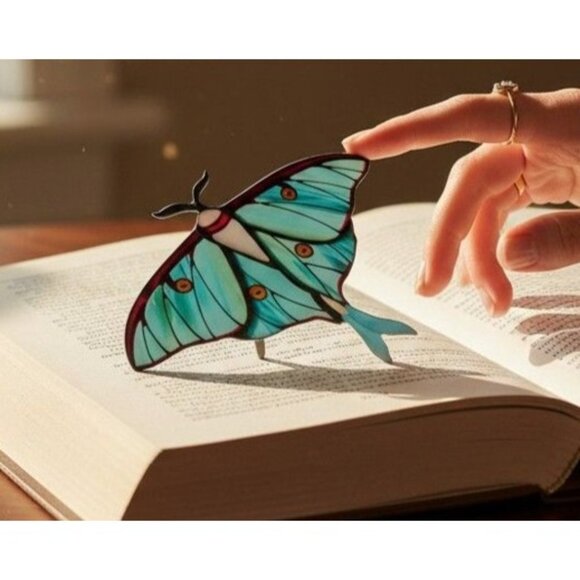 Blue Black Butterfly Acrylic Light Catcher 5.9" - Window Suncatcher - New - Picture 1 of 6